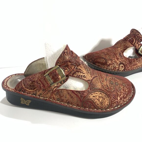 Alegria Classic Golden Girl Shearling Clogs Size 41 EU Or 10-10.5 US Women’s - Picture 5 of 16